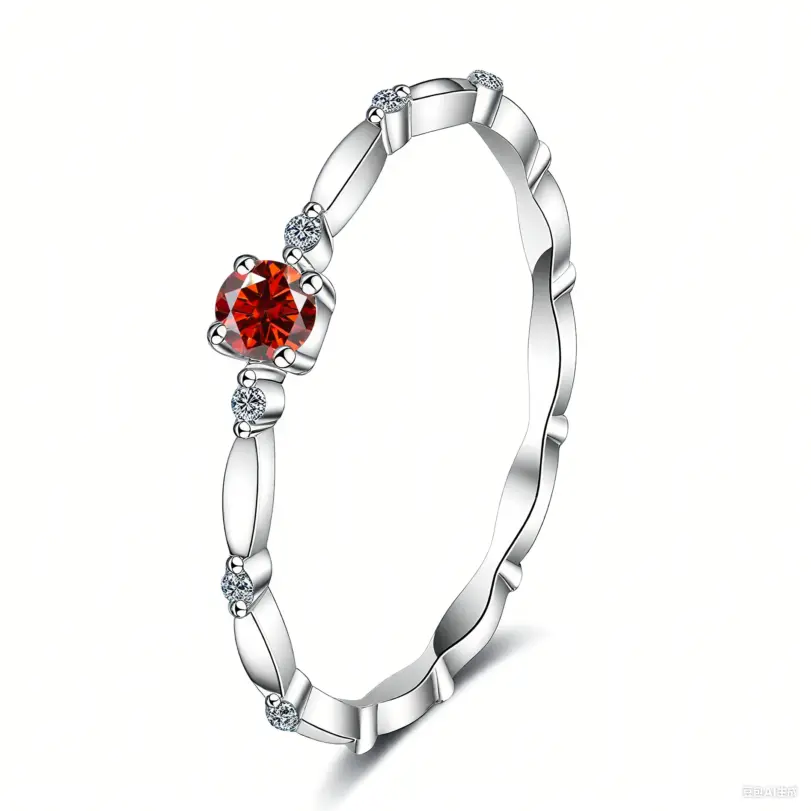 Anillo de moissanita TY de 3mm, anillo de compromiso de Plata de Ley 925 para mujeres y hombres, joyería fina, regalo para parejas, Color D con GRA 1 Anillo de moissanita TY de 3mm, anillo de compromiso de Plata de Ley 925 para mujeres y hombres, joyería fina, regalo para parejas, Color D con GRA 1