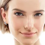 Pendientes de moissanita de Plata de Ley 925 de 1 CT con certificados, joyería minimalista esencial, joyería de hadas, superventas 2