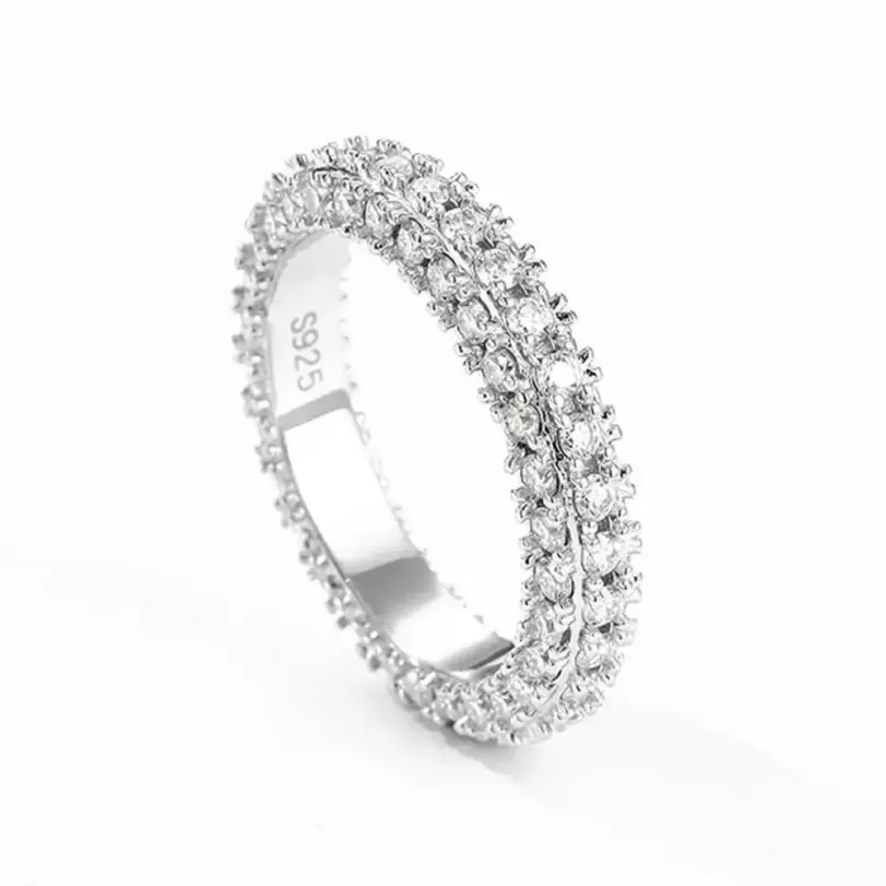 Anillos de Moissanita TY D VVS1 para Mujer y Hombre, Anillo de Eternidad con Diamantes de Laboratorio, con Certificado GRA, Anillo de Plata S925 Chapado en Oro de 18k 1 Anillos de Moissanita TY D VVS1 para Mujer y Hombre, Anillo de Eternidad con Diamantes de Laboratorio, con Certificado GRA, Anillo de Plata S925 Chapado en Oro de 18k 1