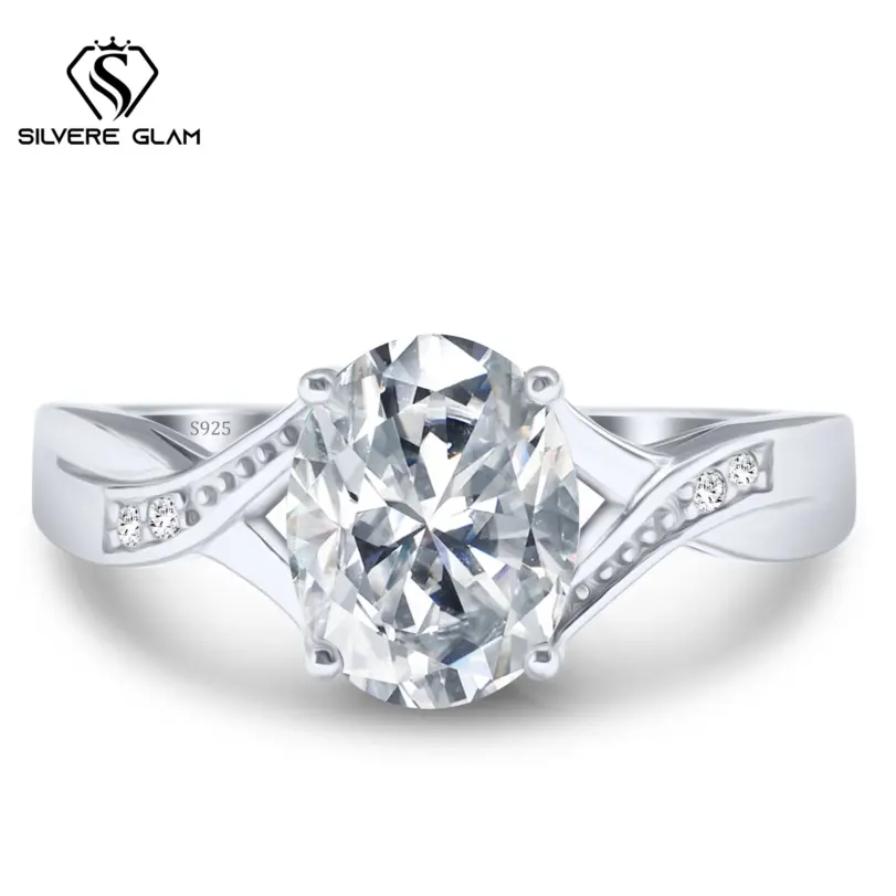 Anillo delicado de Hada de moissanita de 2 quilates, dijes para mujer, anillo de compromiso de plata pura S925, joyería fina de boda, anillos coloridos 1 Anillo delicado de Hada de moissanita de 2 quilates, dijes para mujer, anillo de compromiso de plata pura S925, joyería fina de boda, anillos coloridos 1