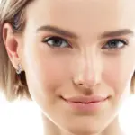 Pendientes TY para mujer, joyería de moissanita de Plata de Ley 925, pendientes de fiesta, aro de oro blanco chapado en plata 2