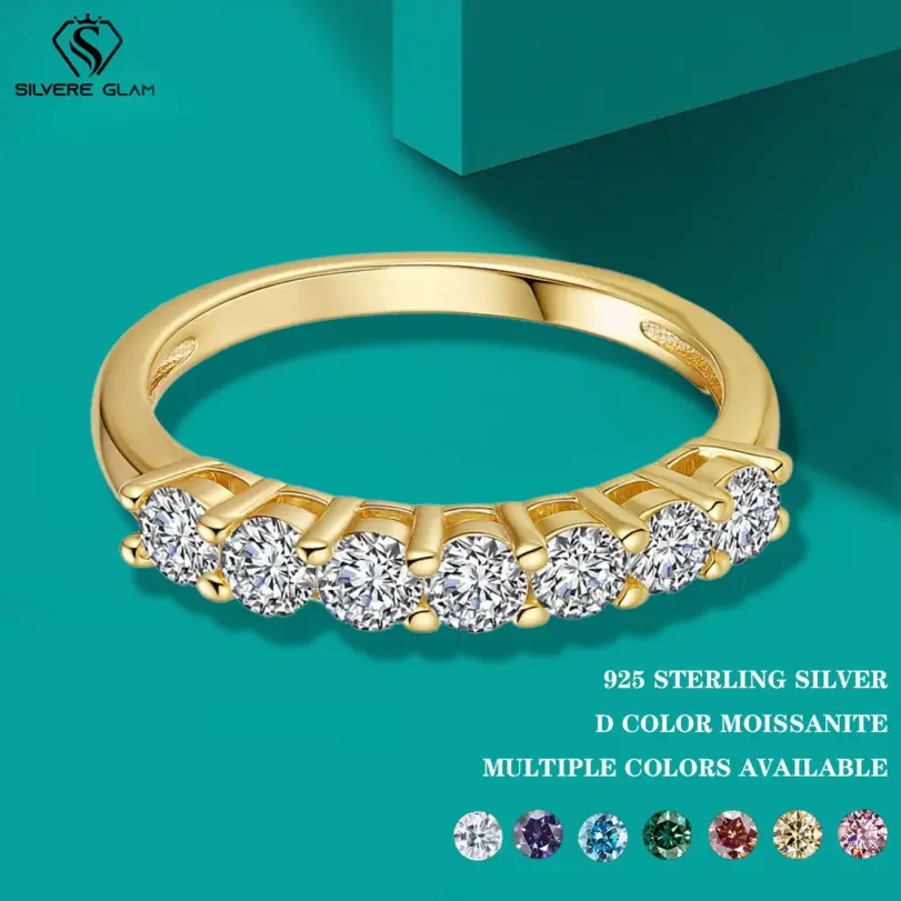 Anillo de moissanita TY de Plata de Ley 925, anillo de compromiso de 0,7 quilates con certificado GRA, joyería de lujo, regalo, anillo para hombres y mujeres 1 Anillo de moissanita TY de Plata de Ley 925, anillo de compromiso de 0,7 quilates con certificado GRA, joyería de lujo, regalo, anillo para hombres y mujeres 1