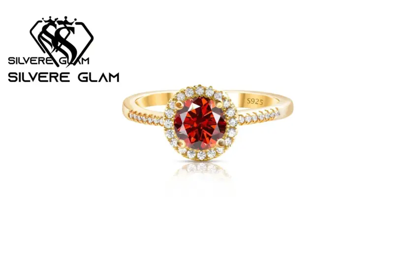 Anillo de hadas redondo brillante de moissanita de Color 1CT D, anillo Noble de plata pura 925, joyería para mujer para fiestas de boda, regalos de San Valentín 1 Anillo de hadas redondo brillante de moissanita de Color 1CT D, anillo Noble de plata pura 925, joyería para mujer para fiestas de boda, regalos de San Valentín 1